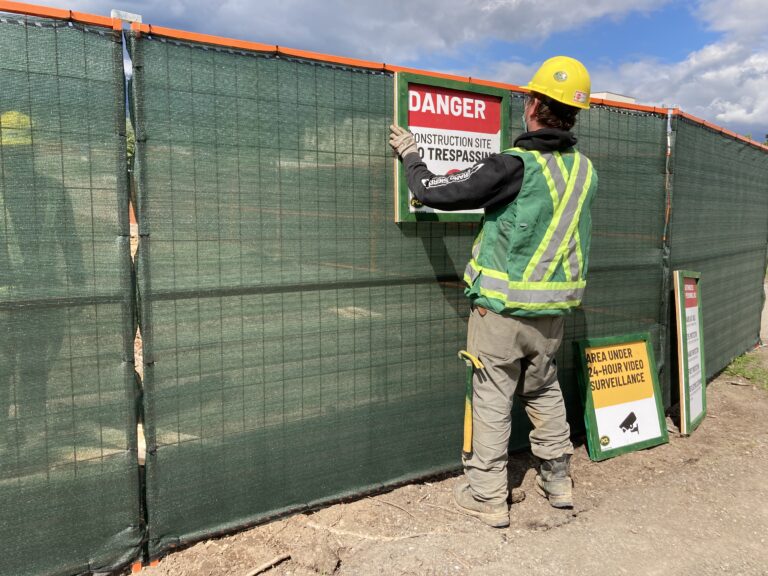 Construction site Fence